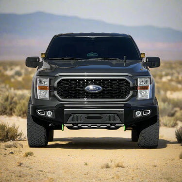 48002854 | Front Bumper with Fog Lights | Ford F-150 2021-Current, featuring a rugged design and durable construction